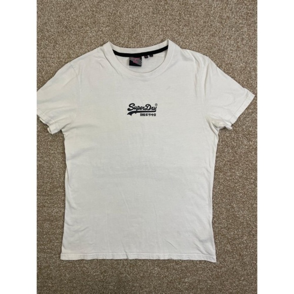 SuperDry Women'S‎ XL  T Shirt Vintage 2003 Short Sleeve White